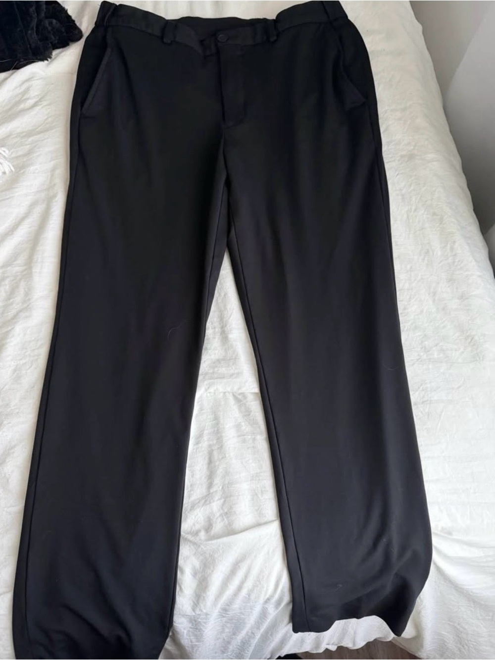 Kenneth Cole Black Dress Pants - Classic Straight Fit